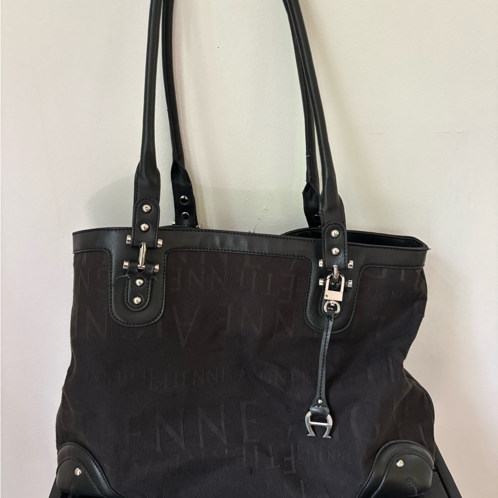 Etienne Aigner Black Tote Bag